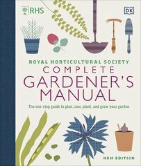 RHS Complete Gardener's Manual: The one-stop guide to plan, sow, plant, and grow your garden hinta ja tiedot | Puutarhakirjat | hobbyhall.fi