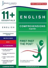 11plus Essentials English Comprehensions: Poetry Book 1 hinta ja tiedot | Vieraiden kielten oppimateriaalit | hobbyhall.fi