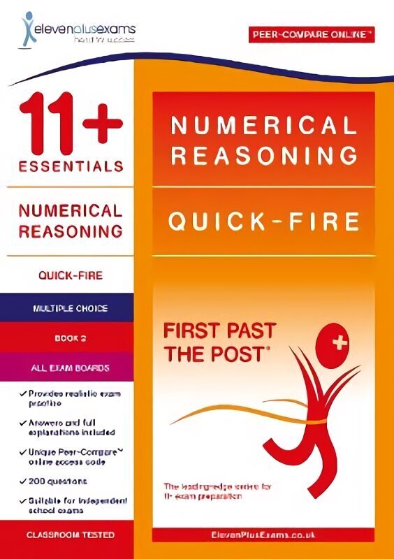 11plus Essentials Numerical Reasoning: Quick-Fire Book 2 Multiple Choice hinta ja tiedot | Lasten tietokirjat | hobbyhall.fi