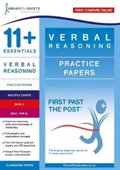 11plus Essentials Verbal Reasoning Practice Papers Book 2 hinta ja tiedot | Lasten tietokirjat | hobbyhall.fi