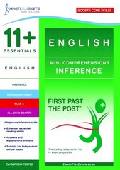 11plus Essentials English Mini Comprehensions: Inference Book 2 hinta ja tiedot | Vieraiden kielten oppimateriaalit | hobbyhall.fi