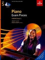 Piano Exam Pieces 2023 & 2024, ABRSM Grade 5, with audio: Selected from the 2023 & 2024 syllabus hinta ja tiedot | Taidekirjat | hobbyhall.fi