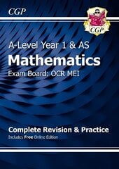 AS-Level Maths OCR MEI Complete Revision & Practice (with Online Edition) hinta ja tiedot | Talouskirjat | hobbyhall.fi