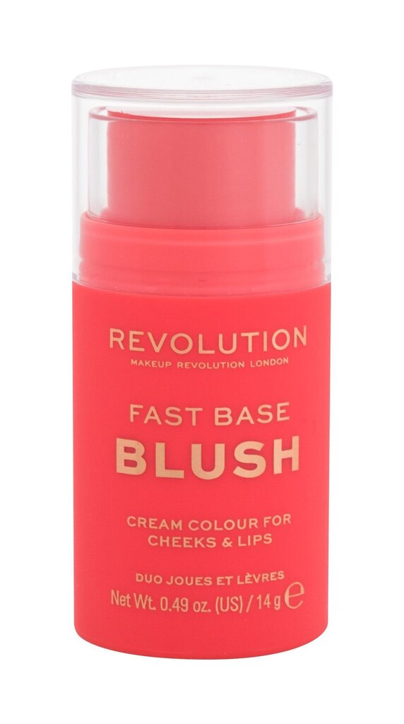 Makeup Revolution London Fast Base Blush poskipuna 14 g, Bloom hinta ja tiedot | Aurinkopuuterit ja poskipunat | hobbyhall.fi