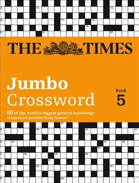 Times 2 Jumbo Crossword Book 5: 60 Large General-Knowledge Crossword Puzzles hinta ja tiedot | Terveys- ja ravitsemuskirjat | hobbyhall.fi