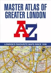 -Z Master Atlas of Greater London 18th Revised edition hinta ja tiedot | Matkakirjat ja matkaoppaat | hobbyhall.fi