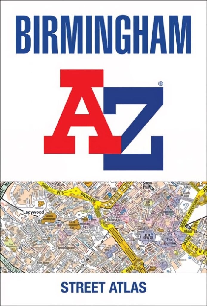 Birmingham A-Z Street Atlas 8th Revised edition hinta ja tiedot | Matkakirjat ja matkaoppaat | hobbyhall.fi