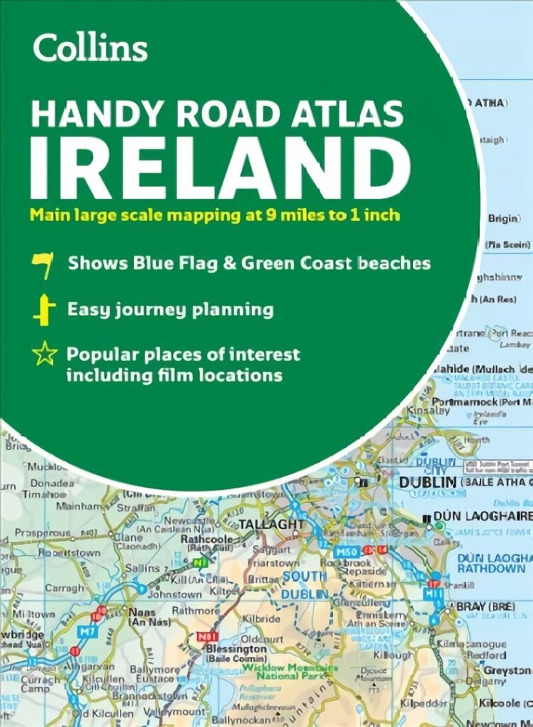 Collins Handy Road Atlas Ireland hinta ja tiedot | Matkakirjat ja matkaoppaat | hobbyhall.fi