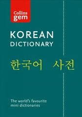 Korean Gem Dictionary: The World's Favourite Mini Dictionaries 2nd Revised edition hinta ja tiedot | Vieraiden kielten oppimateriaalit | hobbyhall.fi