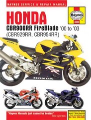 Honda CBR900RR FireBlade (00 - 03) Haynes Repair Manual hinta ja tiedot | Matkakirjat ja matkaoppaat | hobbyhall.fi