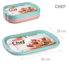 Suorakulmainen tarjotin 400x280mm Chef Surt Vrm hinta ja tiedot | Keittiövälineet | hobbyhall.fi