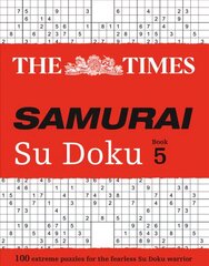 Times Samurai Su Doku 5: 100 Challenging Puzzles from the Times hinta ja tiedot | Terveys- ja ravitsemuskirjat | hobbyhall.fi