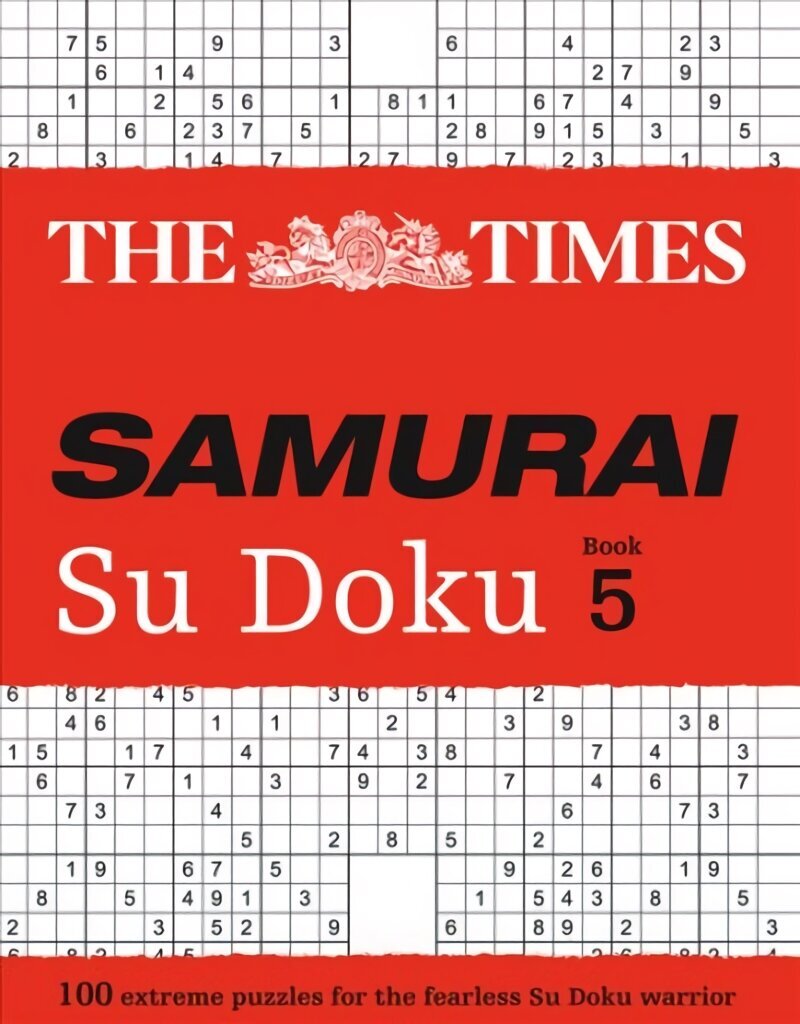 Times Samurai Su Doku 5: 100 Challenging Puzzles from the Times hinta ja tiedot | Terveys- ja ravitsemuskirjat | hobbyhall.fi