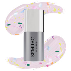 SEMILAC Matt Top Coat for hybrid varnish no wipe matte violet galaxy T27 7ml hinta ja tiedot | Kynsilakat ja kynsienhoitotuotteet | hobbyhall.fi