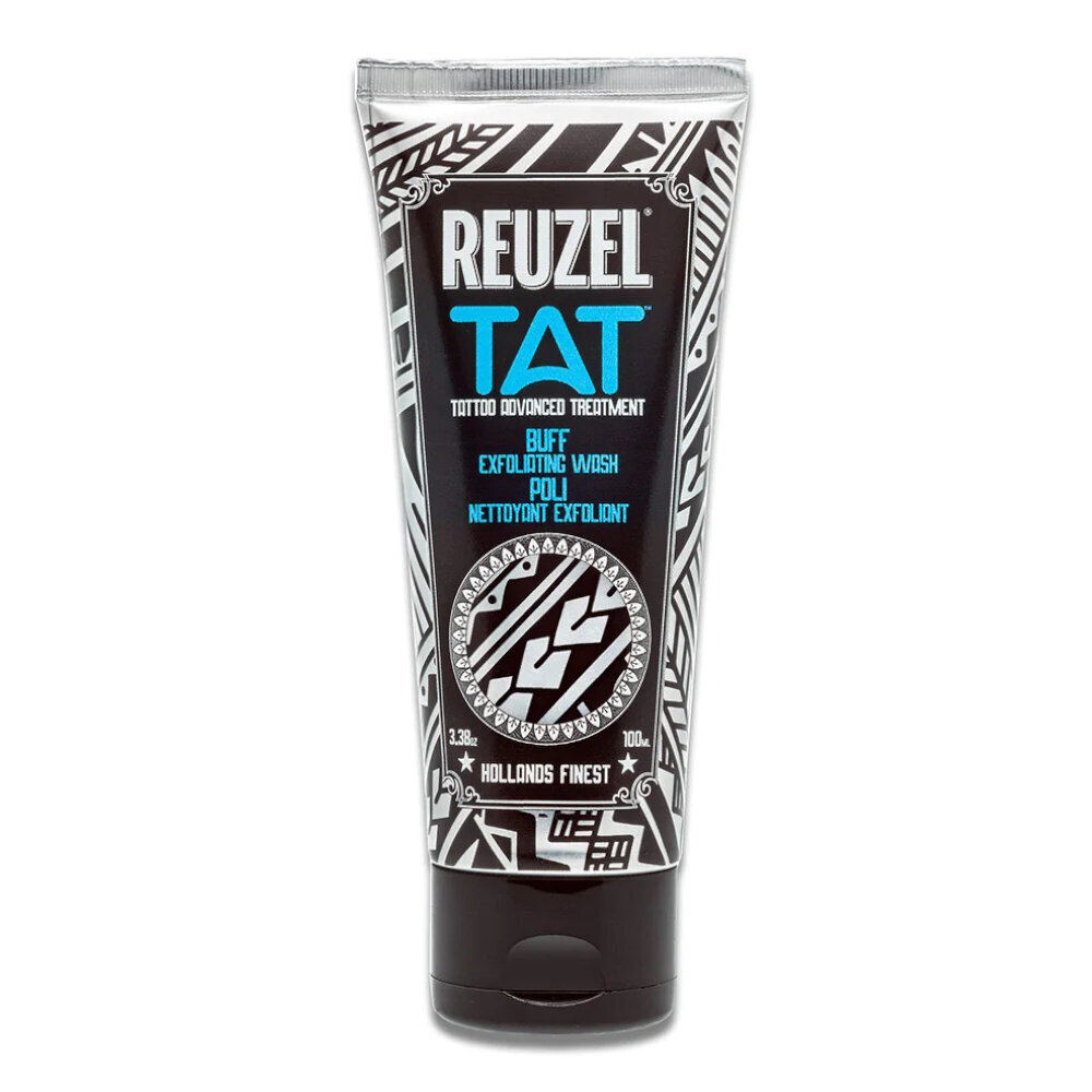 REUZEL TAT Buff Exfoliating Wash, tatuointigeeli, 100ml hinta ja tiedot | Vartalovoiteet ja -emulsiot | hobbyhall.fi