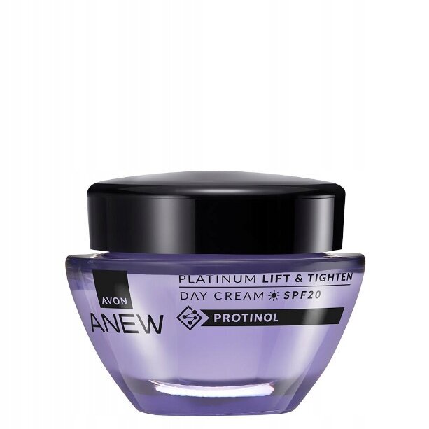 AVON Anew Platinum Lifting -päivävoide Protinol SPF 20 -suojavoiteella 50 ml hinta ja tiedot | Kasvovoiteet | hobbyhall.fi