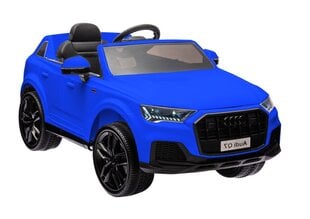 Audi Q7 yksipaikkainen sähköauto, sininen hinta ja tiedot | Lasten sähköautot | hobbyhall.fi