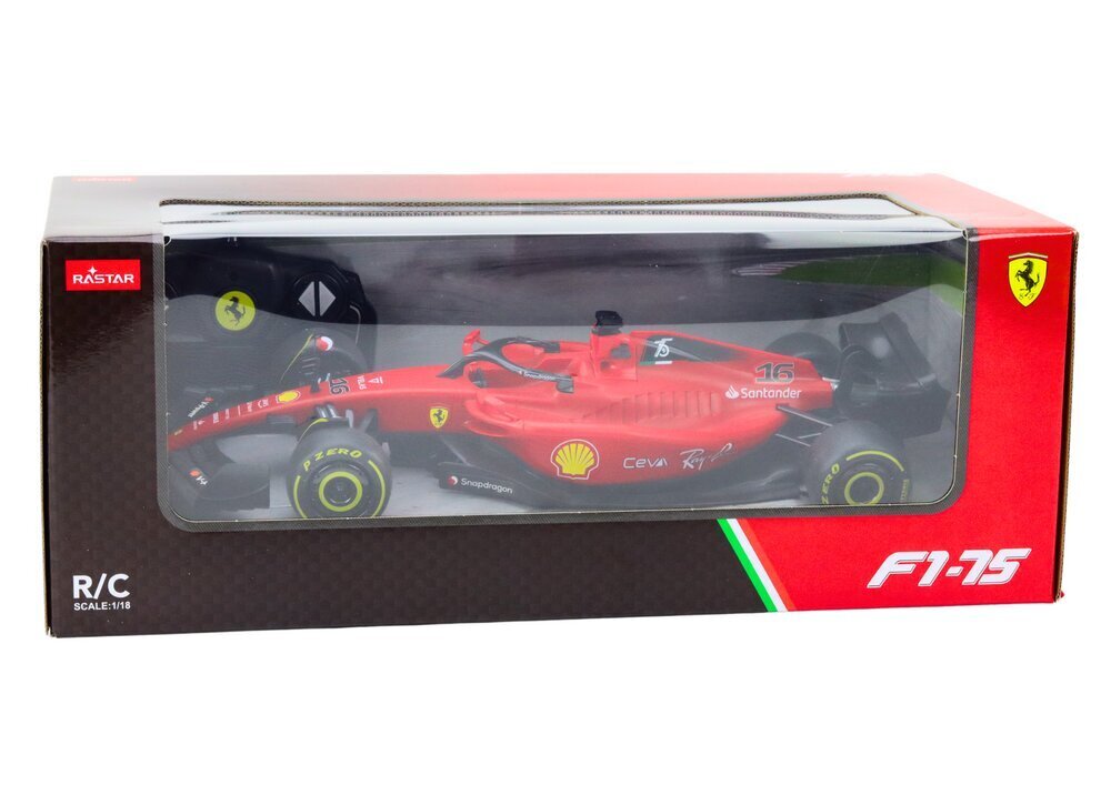 Kauko-ohjattava Ferrari F1-75, punainen hinta ja tiedot | Poikien lelut | hobbyhall.fi