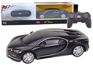 Bugatti Veyron Chiron 1:24 kauko-ohjattava auto, musta hinta ja tiedot | Poikien lelut | hobbyhall.fi