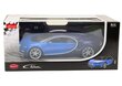 Bugatti Veyron Chiron 1:14 kauko-ohjattava auto, sininen hinta ja tiedot | Poikien lelut | hobbyhall.fi