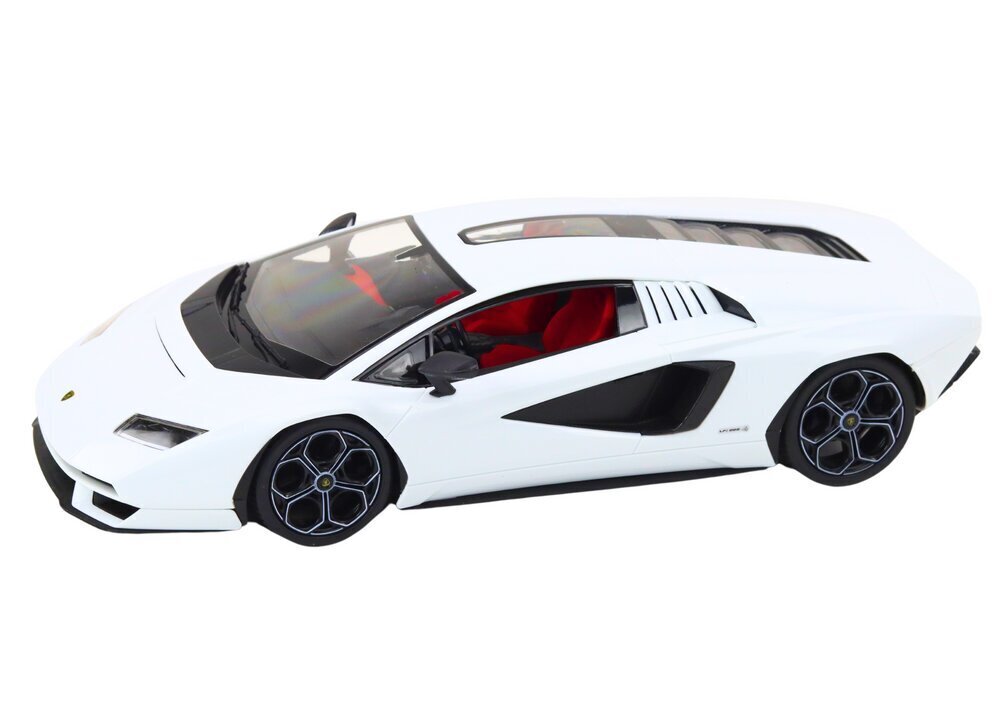 Lamborghini Countach LPI 800-4 kauko-ohjattava auto 1:14, valkoinen hinta ja tiedot | Poikien lelut | hobbyhall.fi