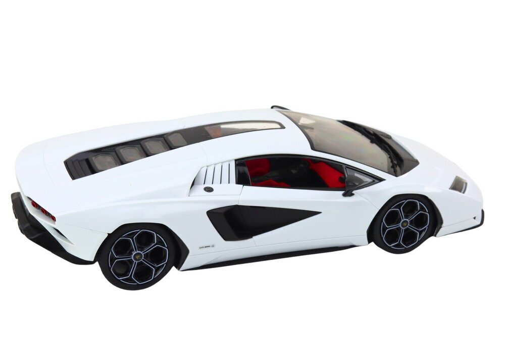 Lamborghini Countach LPI 800-4 kauko-ohjattava auto 1:14, valkoinen hinta ja tiedot | Poikien lelut | hobbyhall.fi