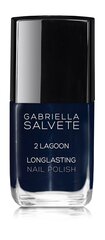 Gabriella Salvete Longlasting Enamel kynsilakka 11 ml, 02 Lagoon hinta ja tiedot | Gabriella Salvete Meikit | hobbyhall.fi