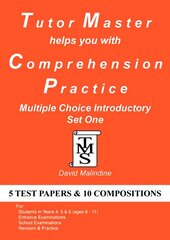 Tutor Master Helps You with Comprehension Practice - Multiple Choice Introductory Set One hinta ja tiedot | Nuortenkirjat | hobbyhall.fi