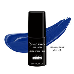 Geelikynsilakka "Sincero Salon", 6 ml, Royal Blue, 6304 hinta ja tiedot | Sincero Salon Hajuvedet ja kosmetiikka | hobbyhall.fi