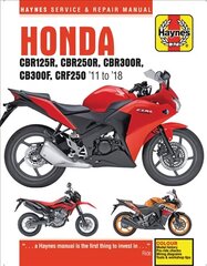 Honda CBR125R, CBR250R, CBR300R, CB300F & CRF250 (11-18) 2nd New edition hinta ja tiedot | Matkakirjat ja matkaoppaat | hobbyhall.fi