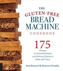 Gluten-Free Bread Machine Cookbook: 175 Recipes for Splendid Breads and Delicious Dishes to Make with Them hinta ja tiedot | Keittokirjat | hobbyhall.fi