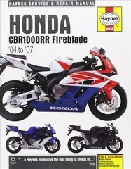 Honda CBR1000RR (04 -07): 45111 hinta ja tiedot | Matkakirjat ja matkaoppaat | hobbyhall.fi