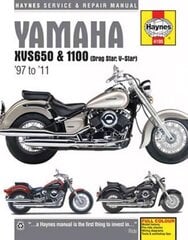 Yamaha XVS650 & 1100 Drag Star/V-Star (97 - 11) Haynes Repair Manual hinta ja tiedot | Matkakirjat ja matkaoppaat | hobbyhall.fi