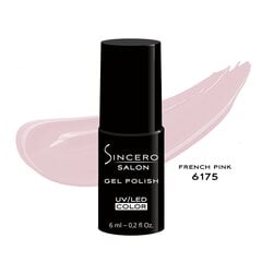Geelikynsilakka "Sincero Salon", 6 ml, "French Pink", 6175 hinta ja tiedot | Kynsilakat ja kynsienhoitotuotteet | hobbyhall.fi