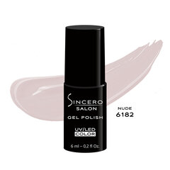 Geelikynsilakka "Sincero Salon", 6 ml, "Nude", 6182 hinta ja tiedot | Kynsilakat ja kynsienhoitotuotteet | hobbyhall.fi