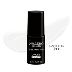 Geelikynsilakka "Sincero Salon", 6 ml, Alpine Snow, 953 hinta ja tiedot | Kynsilakat ja kynsienhoitotuotteet | hobbyhall.fi