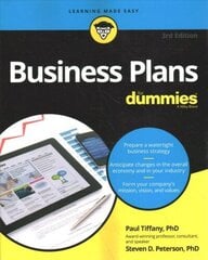 Business Plans For Dummies 3rd edition hinta ja tiedot | Talouskirjat | hobbyhall.fi