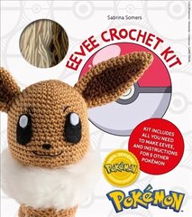 PokéMon Crochet Eevee Kit: Kit Includes Materials to Make Eevee and Instructions for 5 Other PokéMon hinta ja tiedot | Taidekirjat | hobbyhall.fi