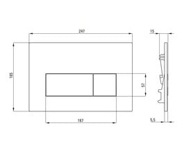 WC-istuinsarja Deante Anemon 6in1 hinta ja tiedot | WC-istuimet | hobbyhall.fi