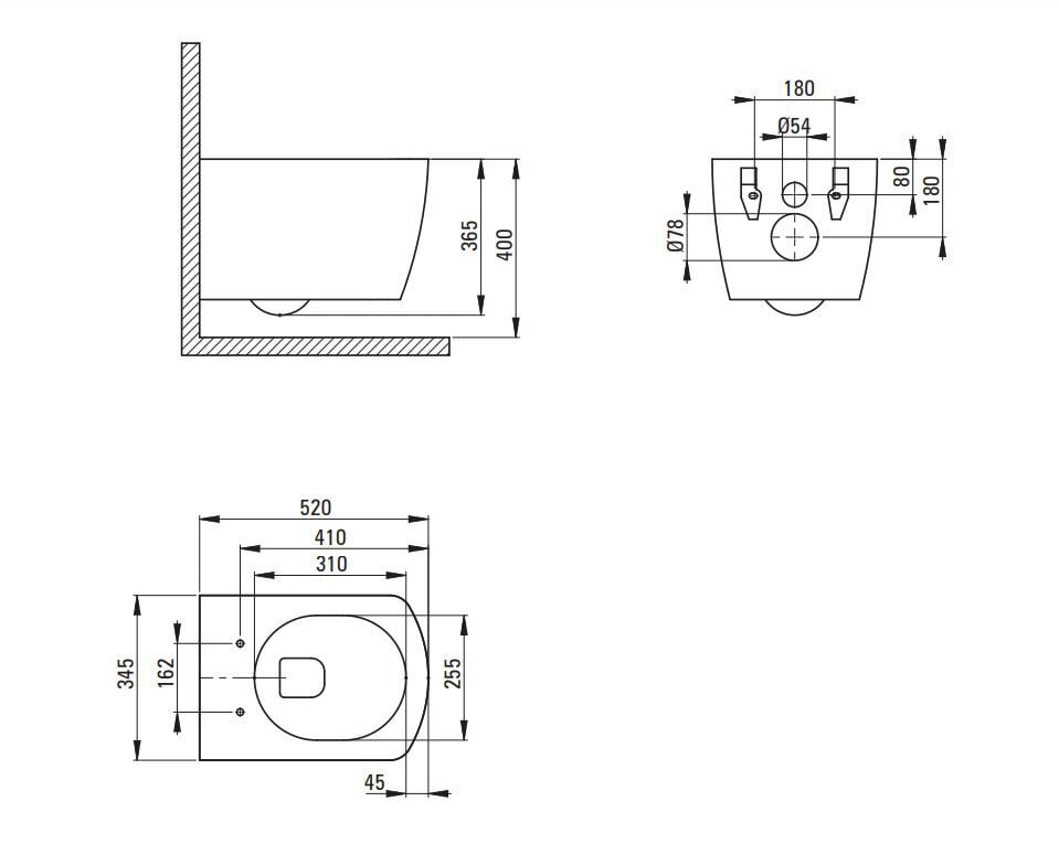 Wc-istuinsarja Deante Hiacynt 6in1 hinta ja tiedot | WC-istuimet | hobbyhall.fi