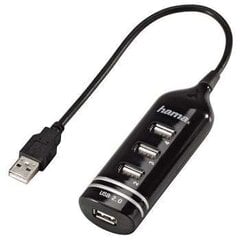Hama USB 2.0 hubi, 00039776 hinta ja tiedot | Adapterit | hobbyhall.fi