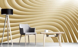 Fototapets - Waves of beige color hinta ja tiedot | Valokuvatapetit | hobbyhall.fi