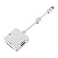 Hama miniDP--DVI--HDMI adapteri hinta ja tiedot | Adapterit | hobbyhall.fi