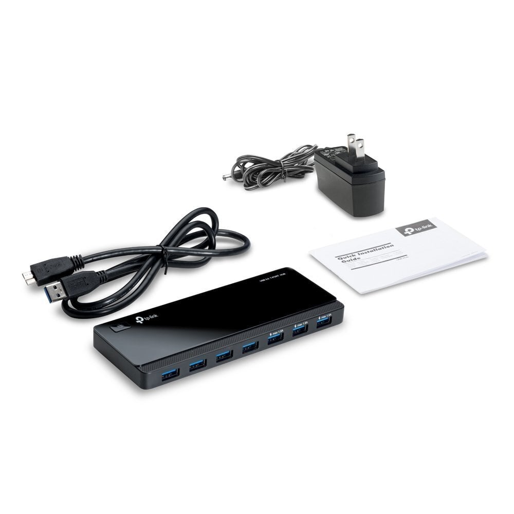 TP-LINK 7-port USB 3.0 Hub Desktop 12V/2 hinta ja tiedot | Adapterit | hobbyhall.fi