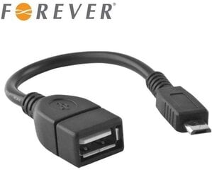 Puhelinlaturi datakaapelilla Forever MicroUSB - USB hinta ja tiedot | Adapterit | hobbyhall.fi