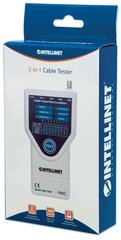 Kaapelijärjestelmän testeri Intellinet 5-w-1 RJ11 / RJ45 / FireWire 1394 / USB / BNC hinta ja tiedot | Intellinet Valaistus ja sähkölaitteet | hobbyhall.fi
