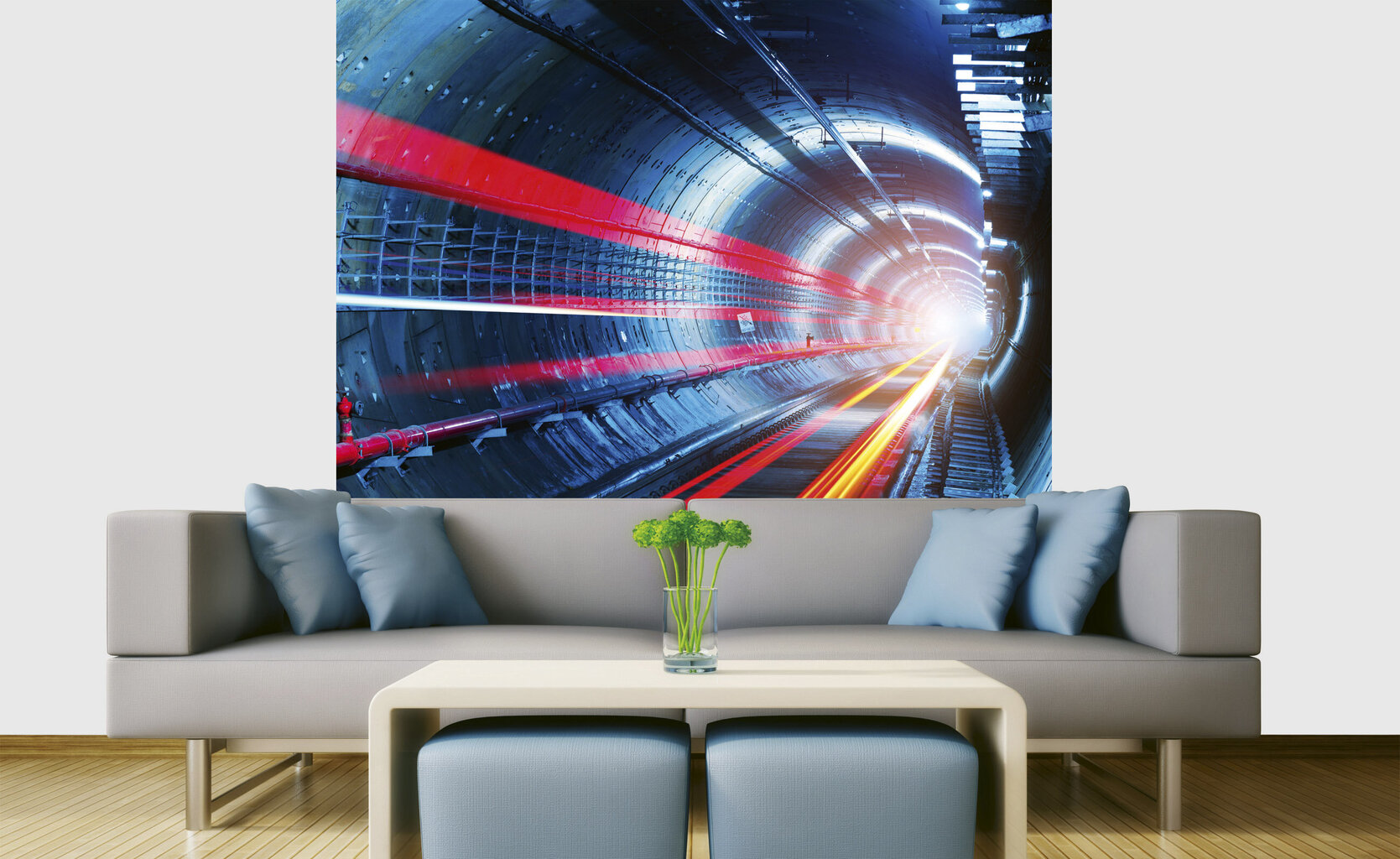 Seinämaalaukset - Tunneli, 225x250 cm hinta ja tiedot | Valokuvatapetit | hobbyhall.fi