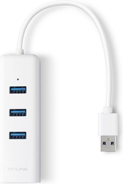 TP-Link USB 3.0 3-Port Hub & Gigabi LAN verkkosovitin hinta ja tiedot | Adapterit | hobbyhall.fi