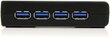 STARTECH ST4300USB3EU 4 Port Black Super hinta ja tiedot | Adapterit | hobbyhall.fi