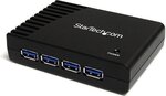 STARTECH ST4300USB3EU 4 Port Black Super